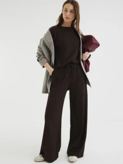 Leggings En Joggingbroeken|River Island Premium Wide Leg Joggers