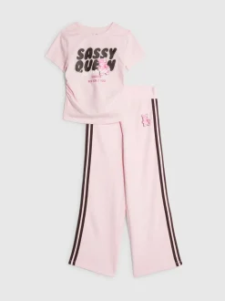 Overhemden En Blouses*River Island Sassy Queen Ruched T-Shirt & Track Set