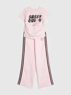 Overhemden En Blouses*River Island Sassy Queen Ruched T-Shirt & Track Set