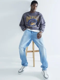 Jeans|River Island stretch jeans met rechte pasvorm