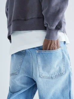 Jeans|River Island stretch jeans met rechte pasvorm