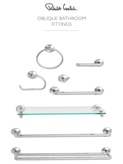 Badkameraccessoires|Robert Welch Oblique toiletrolhouder