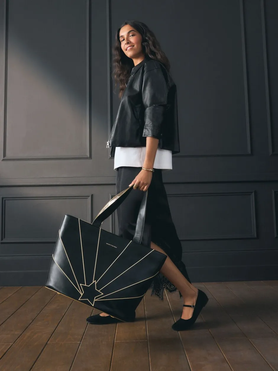 Tassen En Portemonnees|Rockett St George Gold Star Large Tote Bag