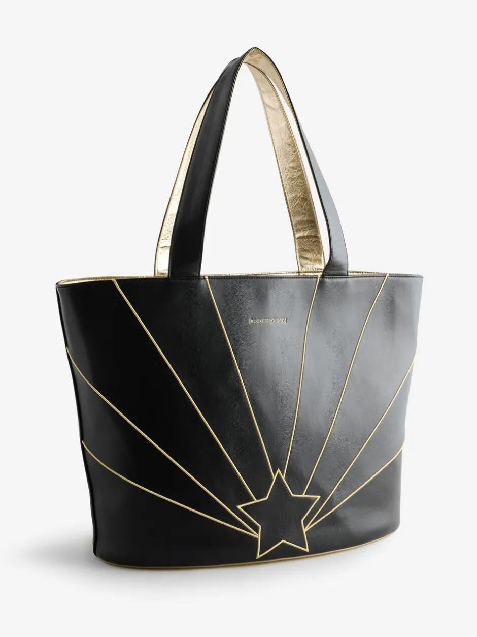 Tassen En Portemonnees|Rockett St George Gold Star Large Tote Bag
