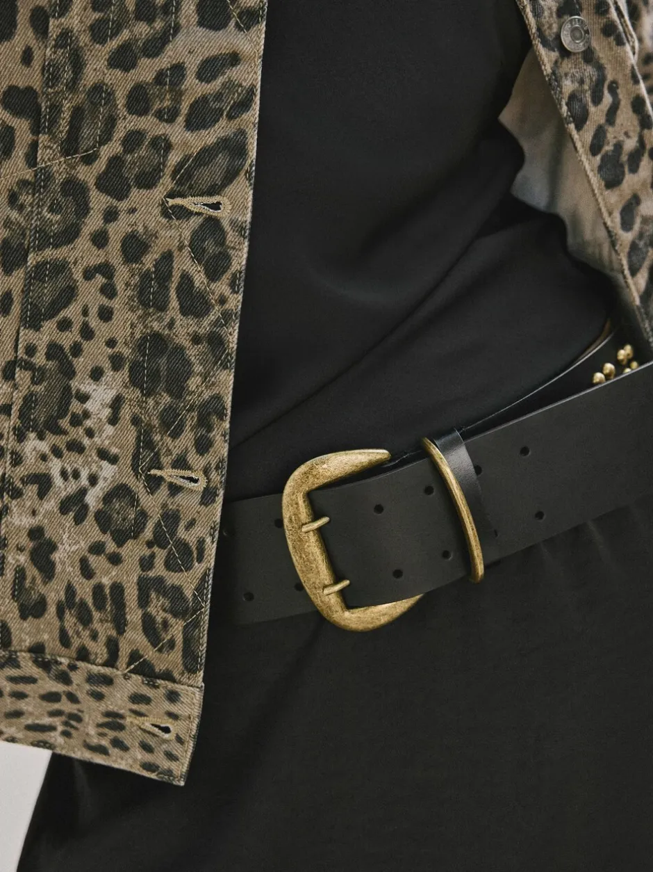 Ceintuurs|Rockett St George Leather Magic and Star Dust Chunky Studded Belt
