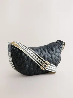 Tassen En Portemonnees*Rockett St George Quilted Cross-Body Bag with Star Strap