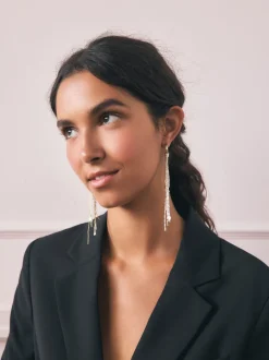 Sieraden|Rockett St George Star Charm Hoop Drop Earrings
