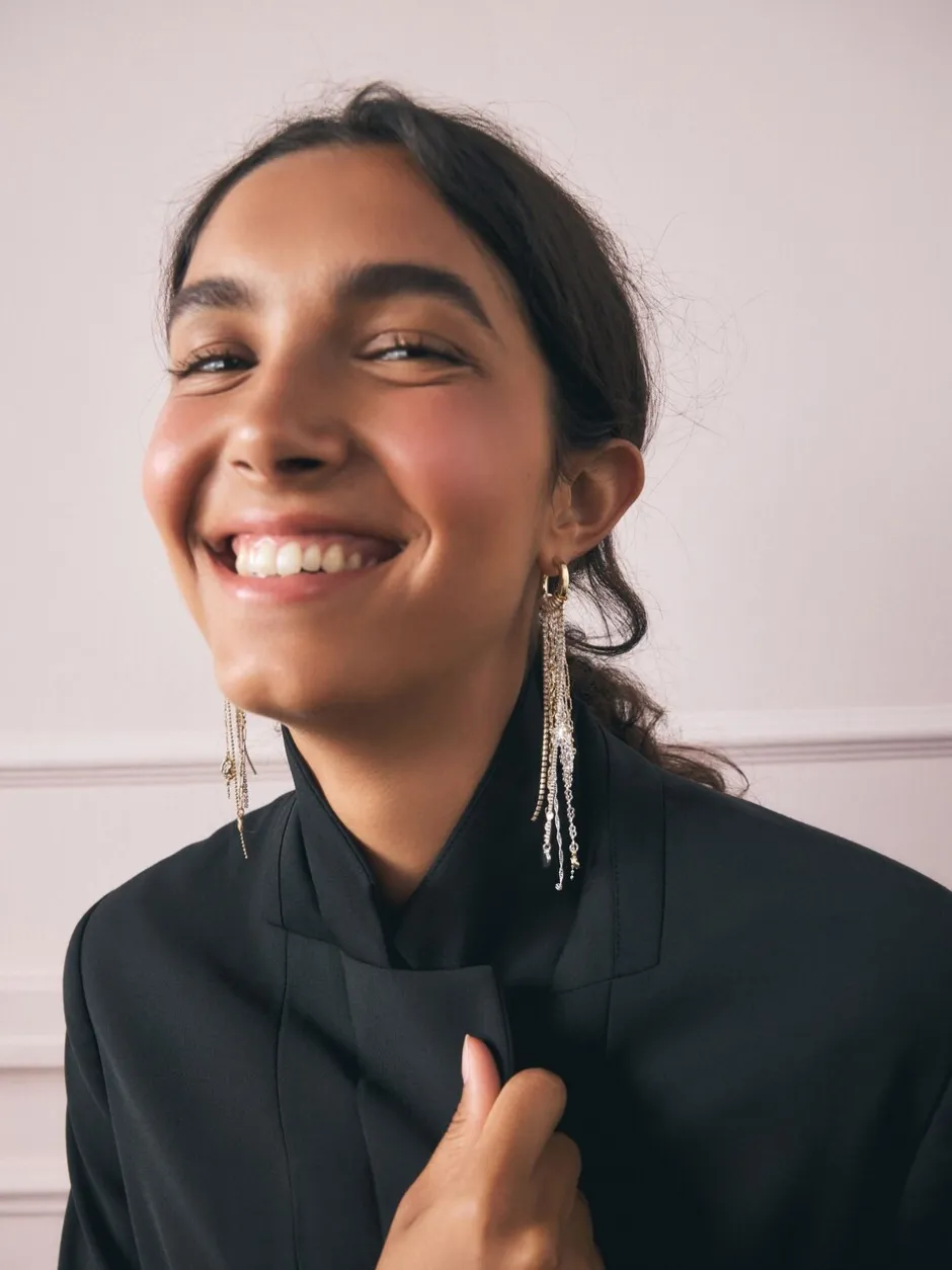 Sieraden|Rockett St George Star Charm Hoop Drop Earrings