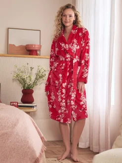 Badjassen*Bath & Body Works - Blossom Cosy Robe Rode kers