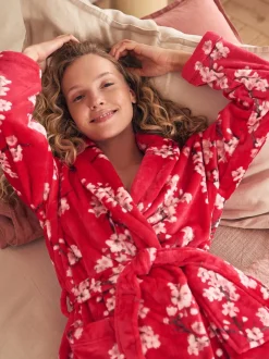 Badjassen*Bath & Body Works - Blossom Cosy Robe Rode kers