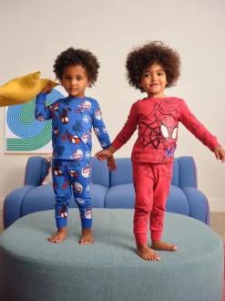 Pyjama's|Nachtkleding En Pyjama's|Next Rode Spidey - Gelicentieerde knusse pyjama's 2 pack (9mnd -10jr)