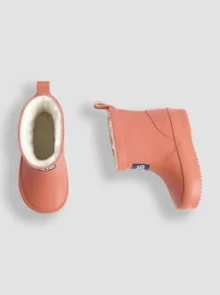 Laarzen|Laarzen*Jojo Maman Bébé - Short Cosy Lined Wellie Boot Roestbruin