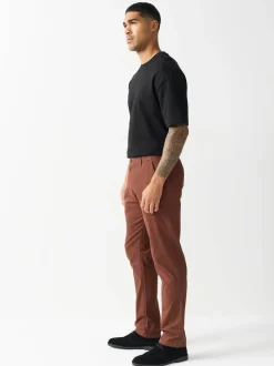 Broeken En Chino's*Next Roestbruin - Slim Fit - Stretchy chino