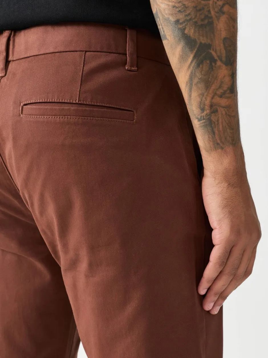 Broeken En Chino's*Next Roestbruin - Slim Fit - Stretchy chino
