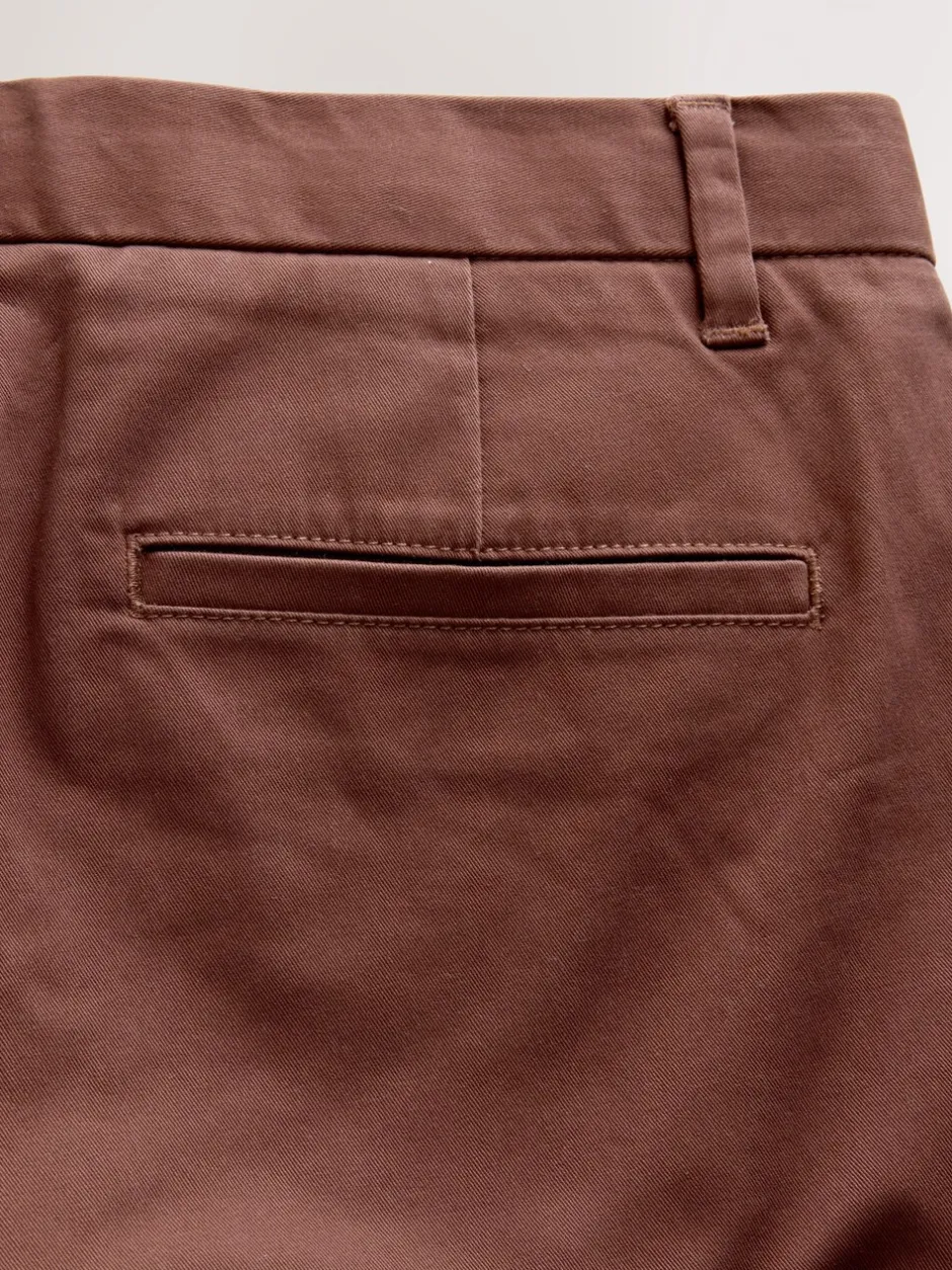 Broeken En Chino's*Next Roestbruin - Slim Fit - Stretchy chino