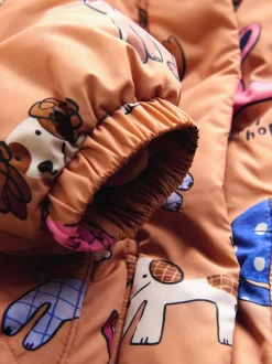Jassen En Jacks*Next - Shower Resistant Printed Coat (3mths-7yrs) Roestbruin met personage