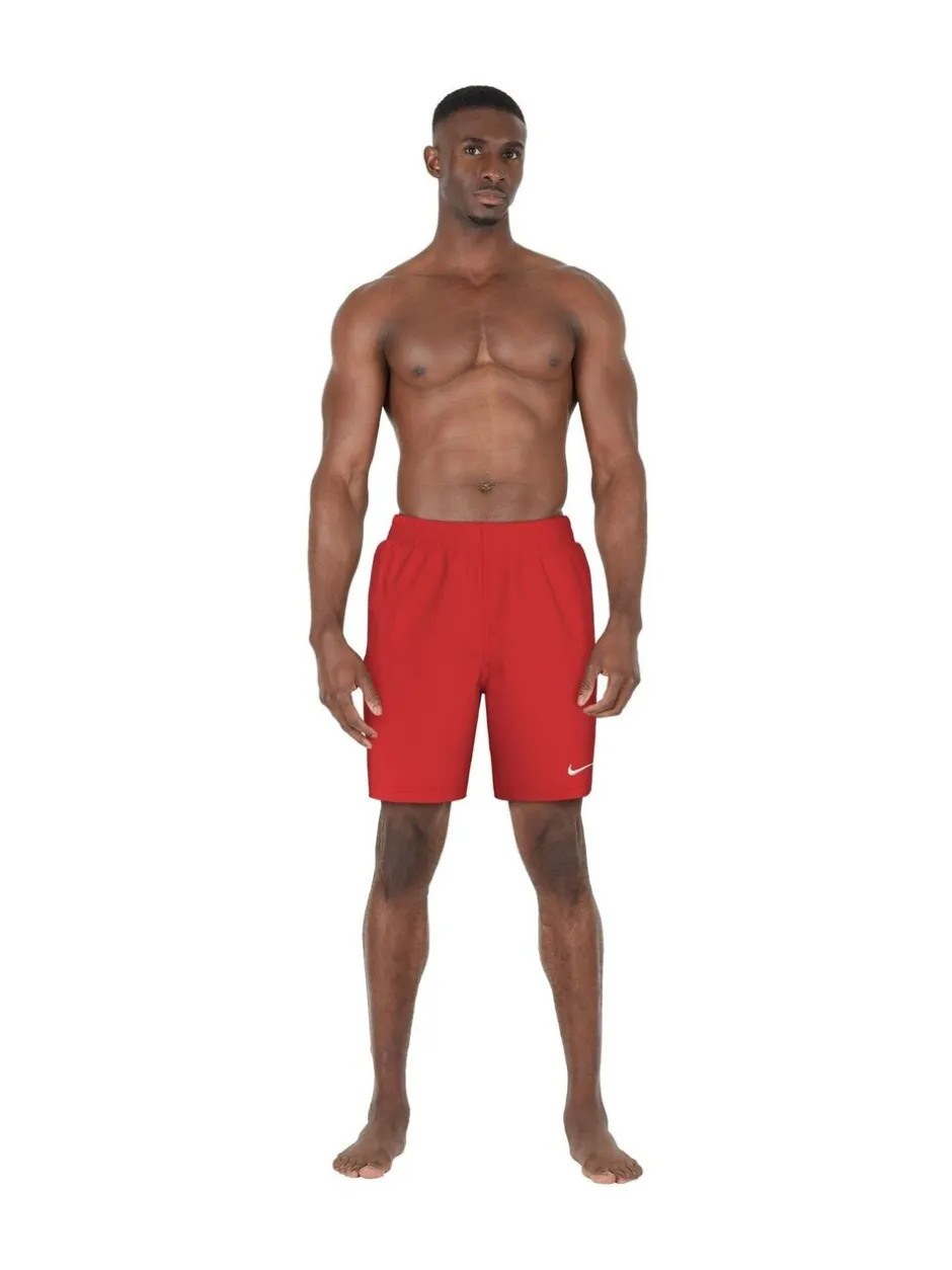Badkleding|Nike Rood - 7 inch - Essential volley-zwemshort