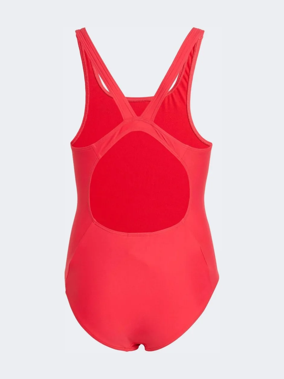 Badkleding*adidas - Badpak met V-rug voor kinderen Rood