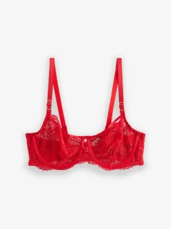 Beha's*Next - A-E Lace Bra Rood