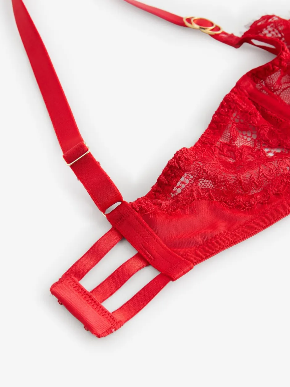 Beha's*Next - A-E Lace Bra Rood
