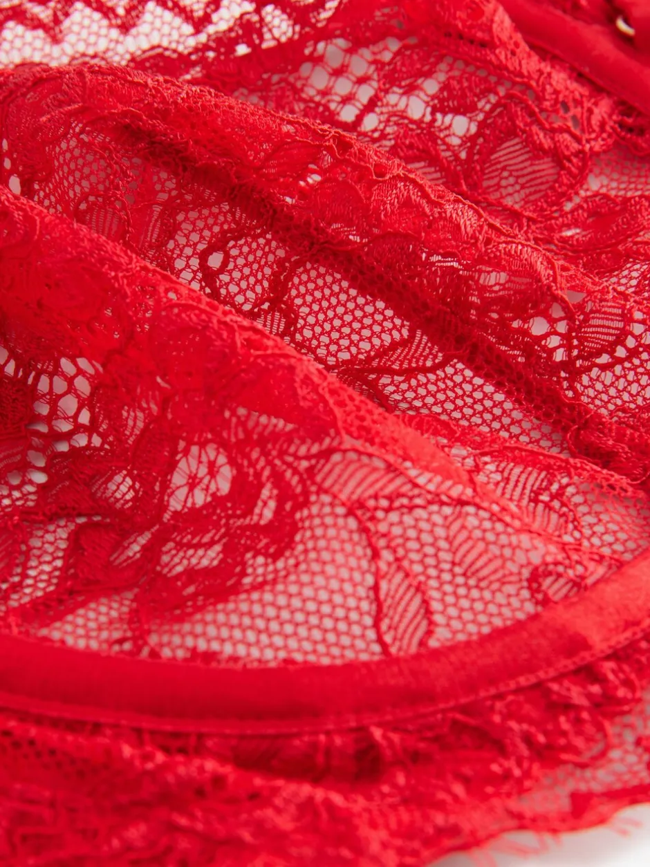 Beha's*Next - A-E Lace Bra Rood