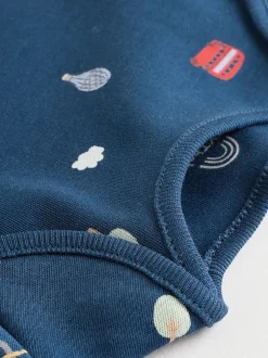 Rompertjes En Hemdjes|Rompertjes En Hemdjes*Next Rood - Baby London Bodysuits met lange mouwen 5 Pack