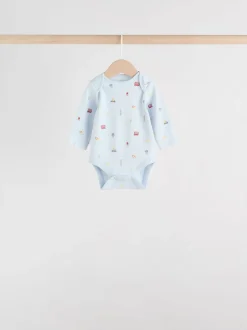 Rompertjes En Hemdjes|Rompertjes En Hemdjes*Next Rood - Baby London Bodysuits met lange mouwen 5 Pack