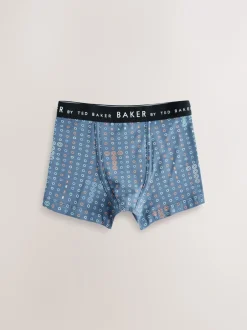 Ondergoed|Baker by Ted Baker - jongens boxershorts verpakking van 5 Rood