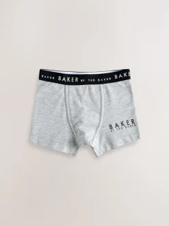 Ondergoed|Baker by Ted Baker - jongens boxershorts verpakking van 5 Rood