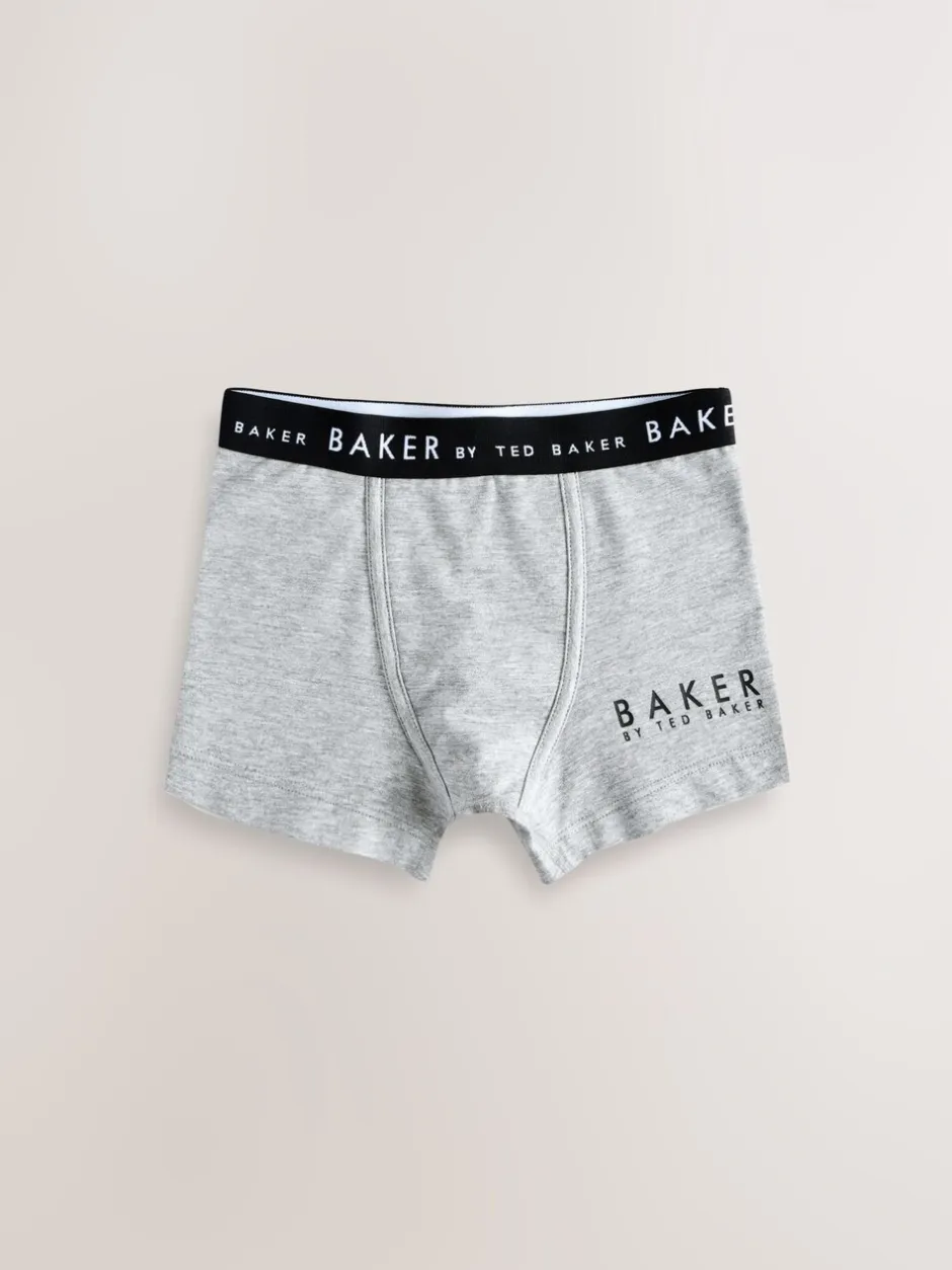 Ondergoed|Baker by Ted Baker - jongens boxershorts verpakking van 5 Rood