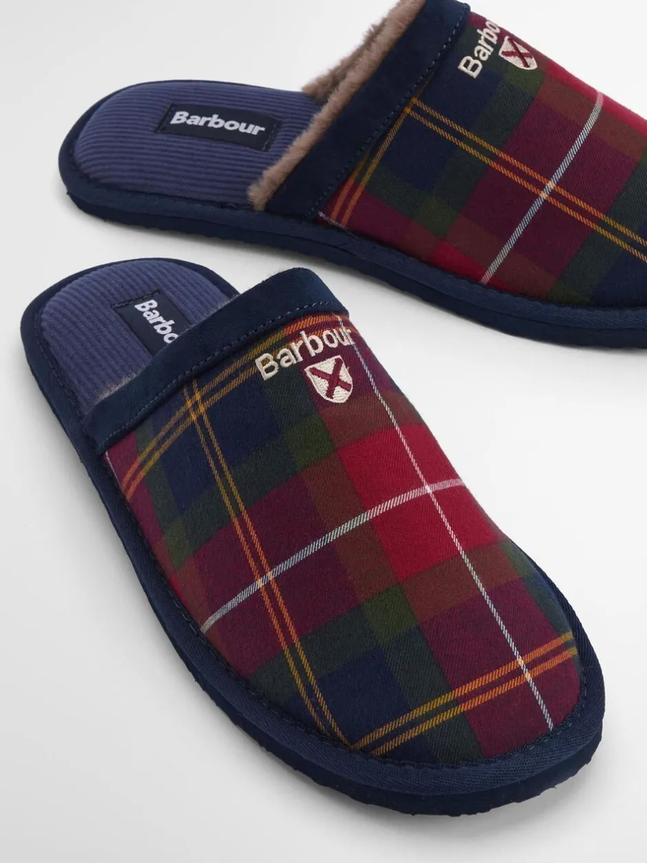 Pantoffels|Barbour - ® Tartan Everitt pantoffels Rood