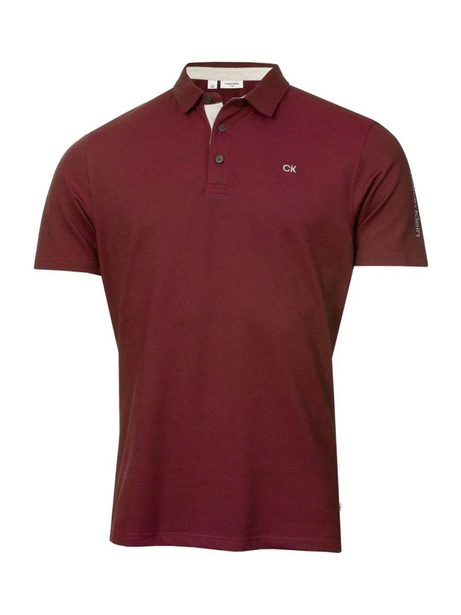 Poloshirts*Calvin Klein Golf Rood - Uni poloshirt