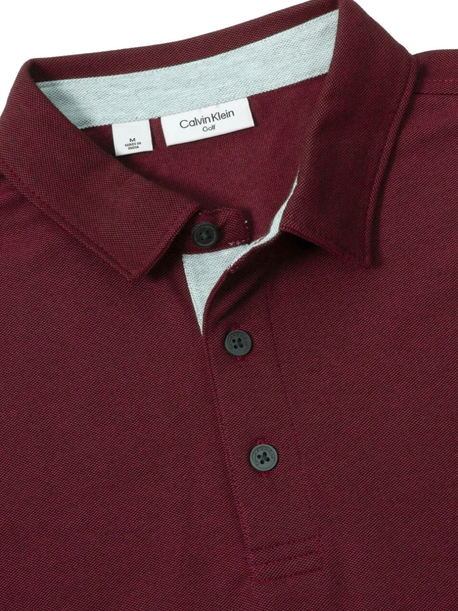 Poloshirts*Calvin Klein Golf Rood - Uni poloshirt