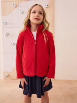 Jassen En Jacks*Next - Fleece jack met rits en zakken (3-16 jr) Rood