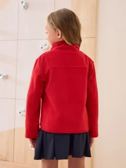 Jassen En Jacks*Next - Fleece jack met rits en zakken (3-16 jr) Rood