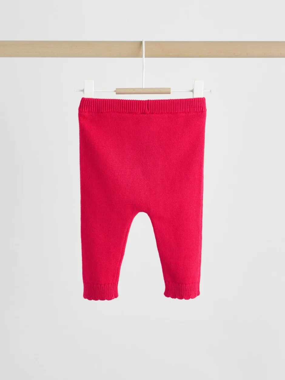 Sets En Combisets|Truien En Breisels*Next - Gebreide vestset met strik en ruches (0mnd-3jr) Rood