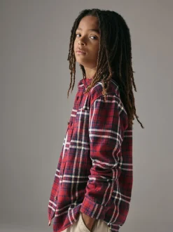 Shirts|Superdry - Geruit hemd Rood