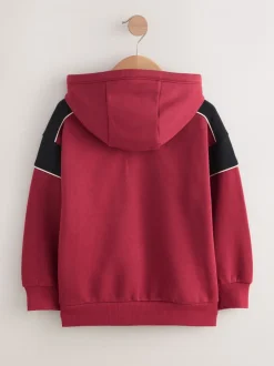 Sweaters En Hoody´S|Next - Hoodie met kleurblokken (3 - 16 jr) Rood