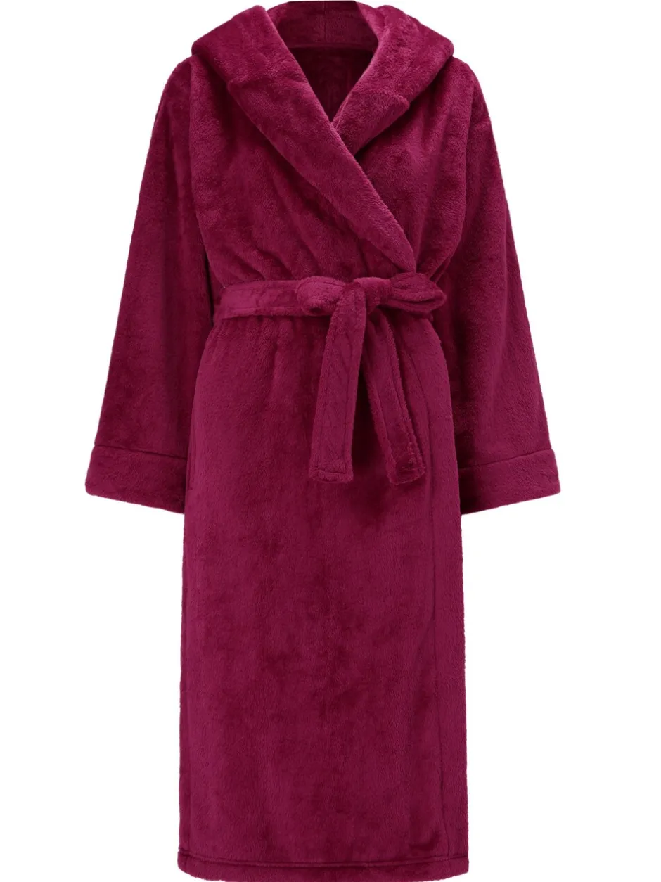 Badjassen*KBX - Rosa Fluffy Robe Rood