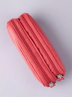 Zonnebril*Lakeland Leather Rood - dubbele brillenkoker