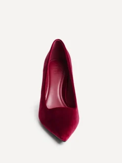 Schoenen Met Hakken|Linzi - Kat Stilettohakken met gesloten hiel Rood