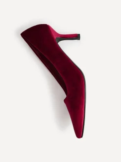 Schoenen Met Hakken|Linzi - Kat Stilettohakken met gesloten hiel Rood