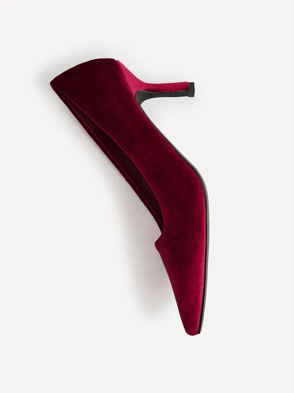 Schoenen Met Hakken|Linzi - Kat Stilettohakken met gesloten hiel Rood