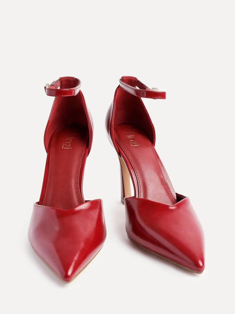 Schoenen Met Hakken*Linzi Rood - Moira Classic Stiletto Court Heels