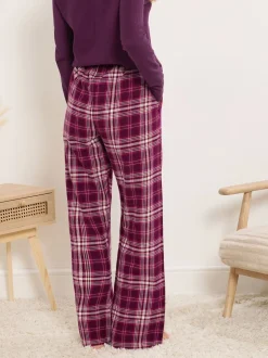 Pyjama's|Loungewear*Long Tall Sally - geruite pyjama Rood
