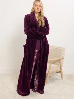 Pyjama's|Loungewear*Long Tall Sally - geruite pyjama Rood