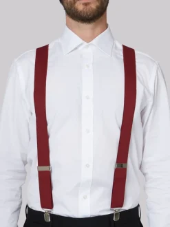 Riemen En Bretels*MOSS - clip-bretels Rood