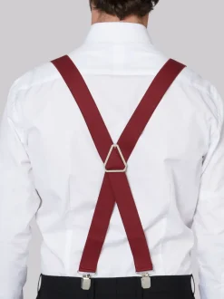 Riemen En Bretels*MOSS - clip-bretels Rood