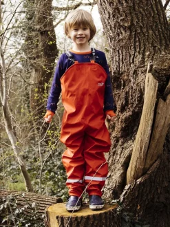 Tuinbroeken|Jumpsuits En Playsuits|Muddy Puddles - - Waterdichte tuinbroek voor regendagen Rood