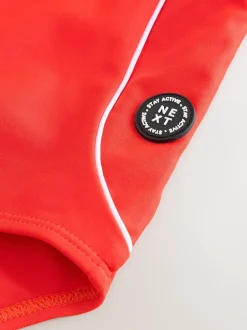 Badkleding|Next - Racerback Swimsuit (3-16yrs) Rood